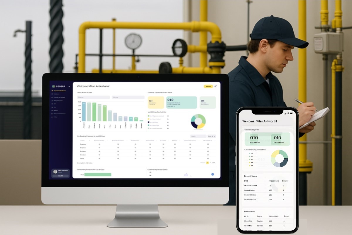 ERP solution for gas distribution